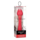 Red Bloomgasm Sweet Heart Rose 5x Suction Rose & 10x Vibrator in clear packaging