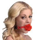 Master Series Gag Blossom Silicone Breathable Rose Gag at the Haus of Shag