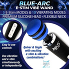 Zeus Electro Blue-arc E-stim Vibrating Wand at the Haus of Shag