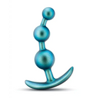 Anal Adventures Matrix By Blush Gamma Beaded Butt Plug - Blue - Butt Plug