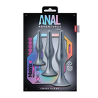 Anal Adventures Matrix By Blush Matrix Genesis Plug Kit - Silver - Butt Plug