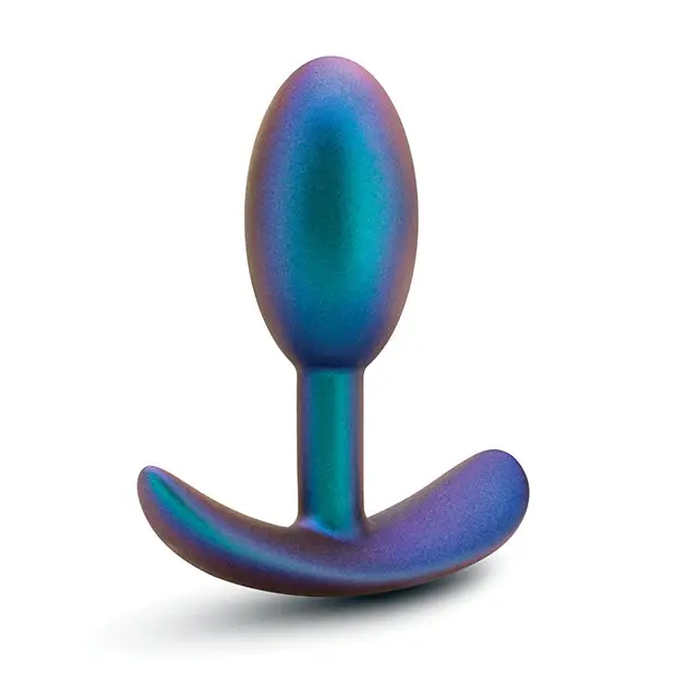 Anal Adventures Matrix By Blush The Nebula Plug Vibrating Inner Ball Plug - Blue - Butt Plug