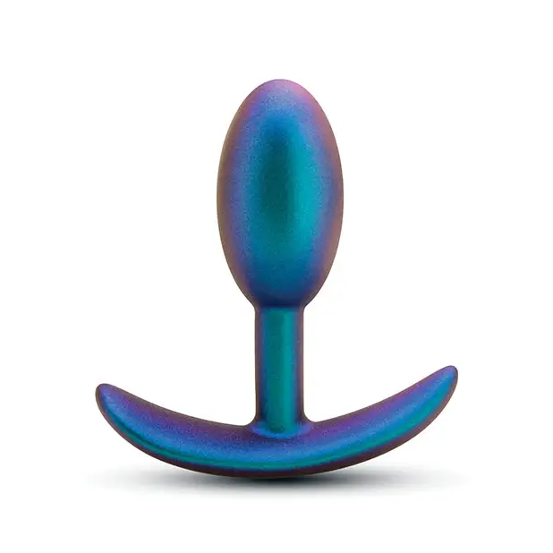 Anal Adventures Matrix By Blush The Nebula Plug Vibrating Inner Ball Plug - Blue - Butt Plug