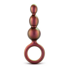 Anal Adventures Matrix By Blush Silicone Beaded Loop Plug - Copper - Anal Beads