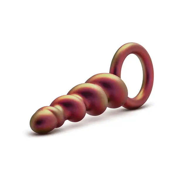 Anal Adventures Matrix By Blush Spiral Loop Anal Plug - Copper - Anal Beads