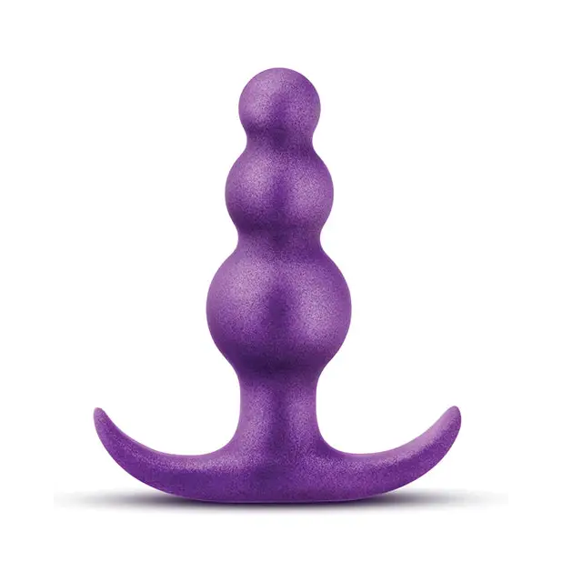 Anal Adventures Matrix By Blush The Supernova Beaded Plug - Purple - Butt Plug