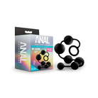 Blush Anal Adventures Platinum Silicone Large Anal Beads - Black - Anal Beads