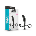 Blush Anal Adventures Prostate Stimulator Black for enhanced anal pleasure and exploration