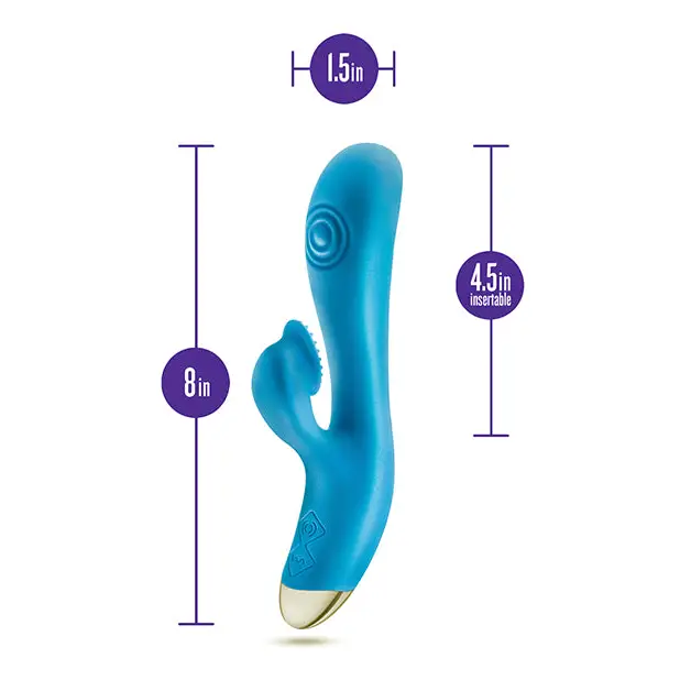 Blush Aria Arousing AF Rabbit Vibrator - Blue - Rabbit