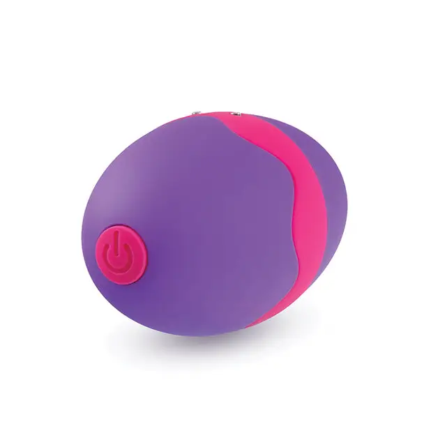 Blush Aria Flutter Tongue Rechargeable Silicone Flicking Vibrator - Purple - Stimulators