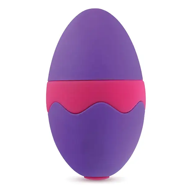 Blush Aria Flutter Tongue Rechargeable Silicone Flicking Vibrator - Purple - Stimulators