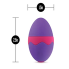 Blush Aria Flutter Tongue Rechargeable Silicone Flicking Vibrator - Purple - Stimulators