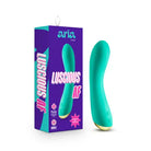 Blush Aria Luscious AF Rechargeable Silicone G-Spot Vibrator - Green - Plain Vibrator