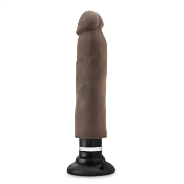 Blush Au Naturel 11 Sensa Feel Magnum Vibrating Dong Chocolate’ - Realistic Vibrator