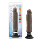 Blush Au Naturel 11 Sensa Feel Magnum Vibrating Dong Chocolate’ - Realistic Vibrator