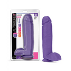 Blush Au Naturel Bold Huge 10 in. Posable Dual Density Dildo with Balls & Suction Cup Pink - Pink - Realistic Dildo