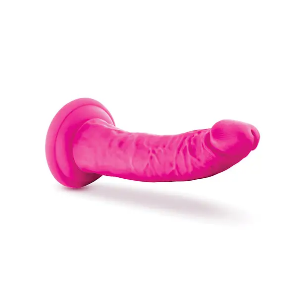 Blush Au Naturel Bold Jack 7 in. Posable Dual Density Dildo with Suction Cup Purple - Realistic Dildo