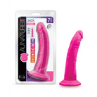 Blush Au Naturel Bold Jack 7 in. Posable Dual Density Dildo with Suction Cup Purple - Pink - Realistic Dildo