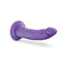 Blush Au Naturel Bold Jack 7 in. Posable Dual Density Dildo with Suction Cup Purple - Realistic Dildo