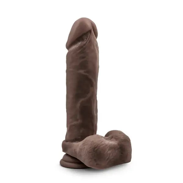 Blush Au Naturel Dildo W/ Suction Cup - Chocolate - Realistic Dildo