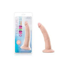 Blush Au Naturel Jack 7.5 in. Posable Dual Density Dildo with Suction Cup Beige - Realistic Dildo