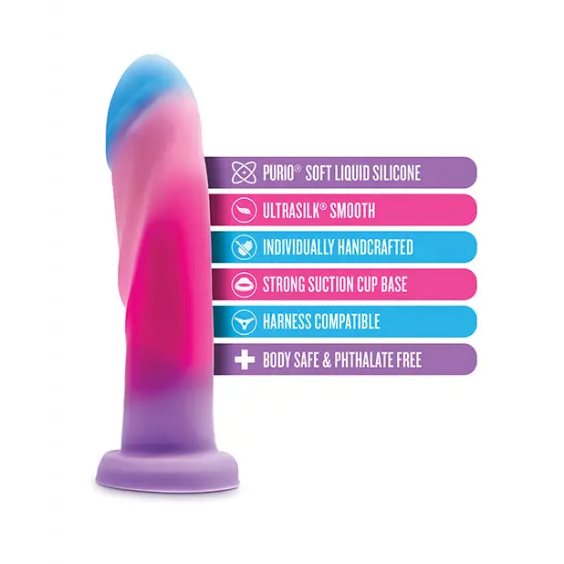 Blush Avant Borealis Dreams Silicone Dildo - Cotton Candy - Dongs & Dildos