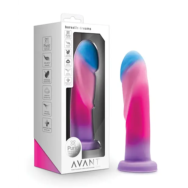 Blush Avant Borealis Dreams Silicone Dildo - Cotton Candy - Dongs & Dildos