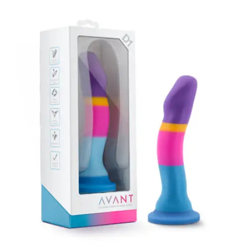 Blush Avant D1 Hot ’n’ Cool 7.5 in. Silicone Dildo with Suction Cup - Realistic Dildo