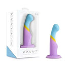 Blush Avant D14 Heart Of Gold 6 in. Silicone Dildo with Suction Cup Multicolor - Realistic Dildo