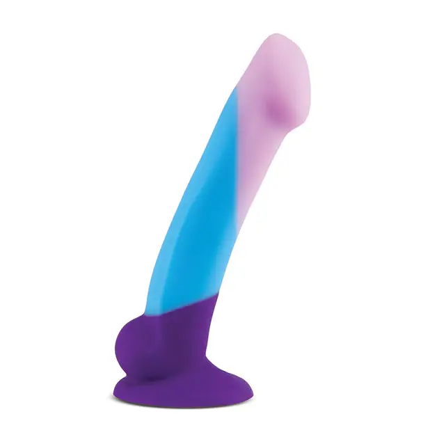 Blush Avant D16 Purple Haze 7 in. Silicone Dildo with Suction Cup - Realistic Dildo