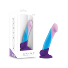 Blush Avant D16 Purple Haze 7 in. Silicone Dildo with Suction Cup - Realistic Dildo