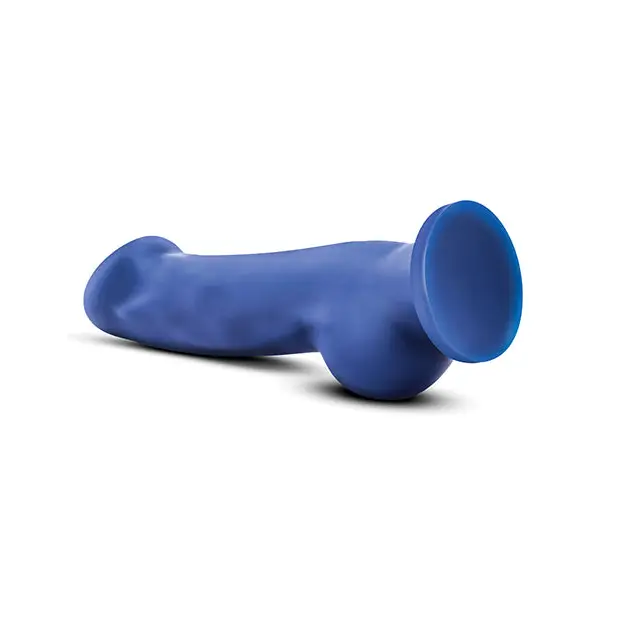 Blush Avant D8 Ergo 7.5 in. Dual Density Silicone Dildo with Suction Cup Indigo - Realistic Dildo