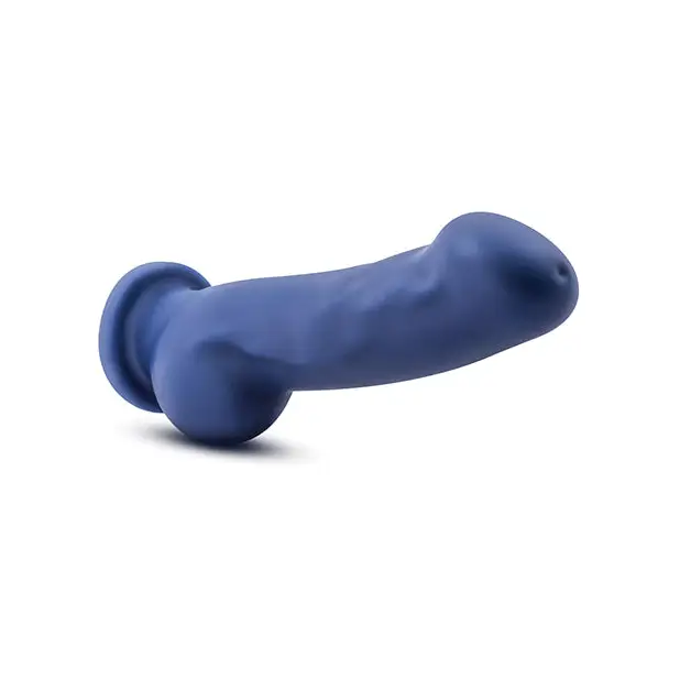 Blush Avant D8 Ergo 7.5 in. Dual Density Silicone Dildo with Suction Cup Indigo - Realistic Dildo