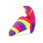 Blush Avant Free Spirit Silicone Vibrating Anal Plug - Rainbow - Powered Butt Plug