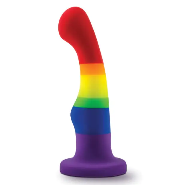 Blush Avant Pride P1 Freedom 6 in. Silicone Dildo with Suction Cup - Realistic Dildo