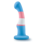 Blush Avant Pride P2 True Blue 6 in. Silicone Dildo with Suction Cup - Realistic Dildo