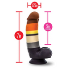 Blush Avant Pride P9 Bear 7 in. Silicone Dildo with Balls & Suction Cup - Realistic Dildo