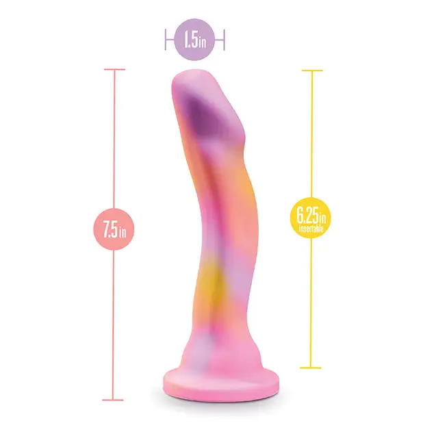 Blush Avant Sun’s Out 7.5 in. Silicone Dildo with Suction Cup Pink - Realistic Dildo