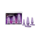 Blush B Yours 3-Piece Anal Trainer Kit Purple - Purple - Butt Plug