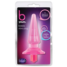 Blush B Yours Basic Vibra Plug - Pink - Powered Butt Plug