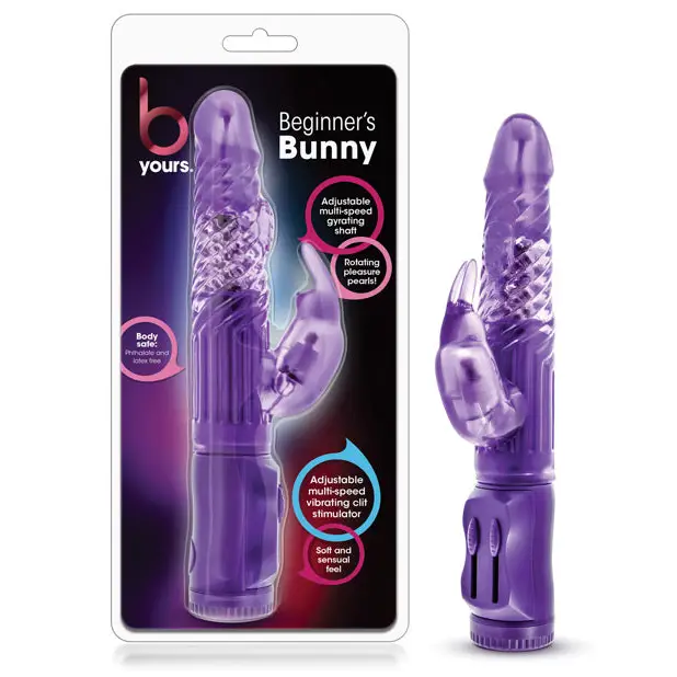 Blush B Yours Beginner’s Bunny Rabbit Vibrator Purple - Purple - Rabbit