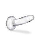 Blush B Yours Plus Hard n’ Happy 5 in. Dildo with Suction Cup Clear - Anatomically Shaped