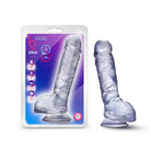 Blush B Yours Plus Hearty n’ Hefty 9 in. Dildo with Balls & Suction Cup Clear - Realistic Dildo