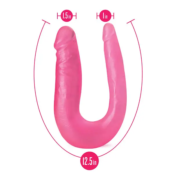 Blush B Yours Sweet Double Dildo 12.5 in. Pink - Double Ended Dildo