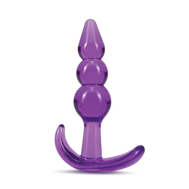 Blush B Yours Triple Bead Anal Plug - Purple - Butt Plug