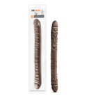 Blush Dr. Skin 18 in. Double Dildo Brown - Double Ended Dildo