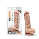 Blush Dr. Skin Mr. D 8.5 in. Dildo with Balls Beige - Realistic Dildo