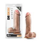 Blush Dr. Skin Mr. Magic 9 in. Dildo with Balls Beige - Realistic Dildo