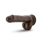 Blush Dr. Skin Silicone Dr. Daniel Realistic 6 in. Posable Dildo with Balls & Suction Cup Beige - Realistic Dildo