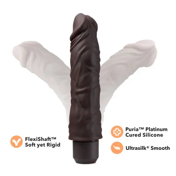 Blush Dr. Skin Silicone Dr. David 8 In Vibrating Dildo - Realistic Vibrator